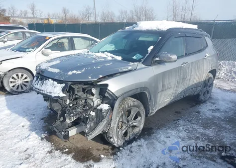 2021 Jeep Compass Altitude 4X4 из США, поврежденный, VIN 3C4NJDBB2MT586119